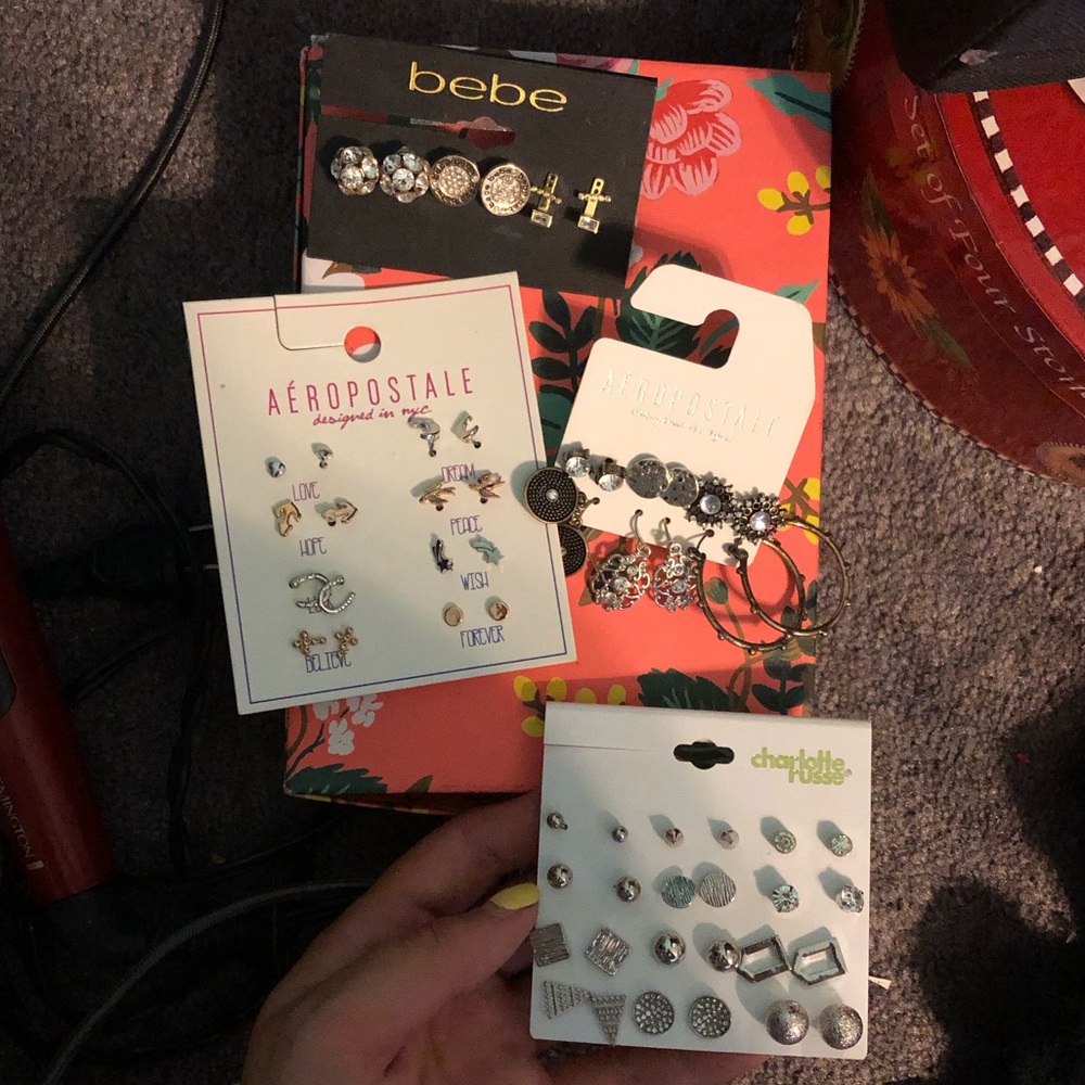4 PACKS of earrings